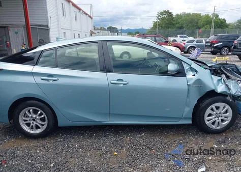 2017 Toyota Prius Two from USA, damaged, VIN JTDKBRFU1H3037778